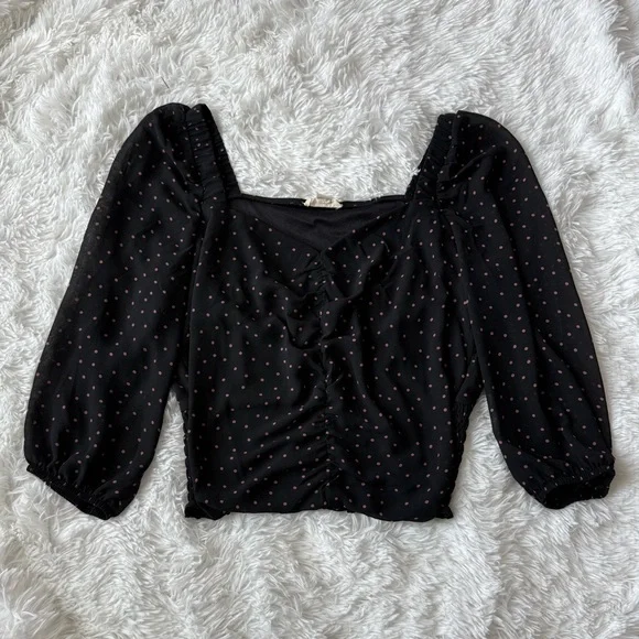 NWOT The General Good Ruched Blouse - Picture 7 of 9